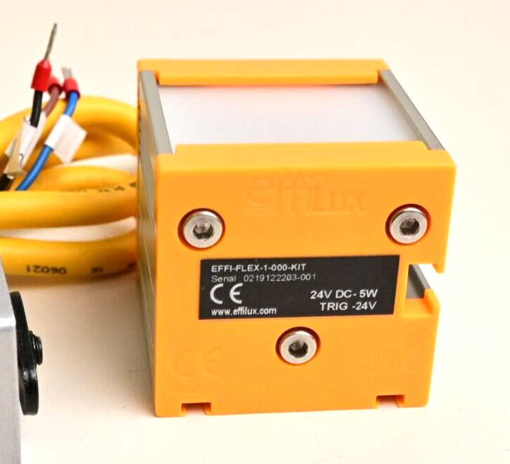 Effilux EFFI-FLEX-1-000-KIT Machine Vision White LED Illuminator 24V 5W w/ Cable