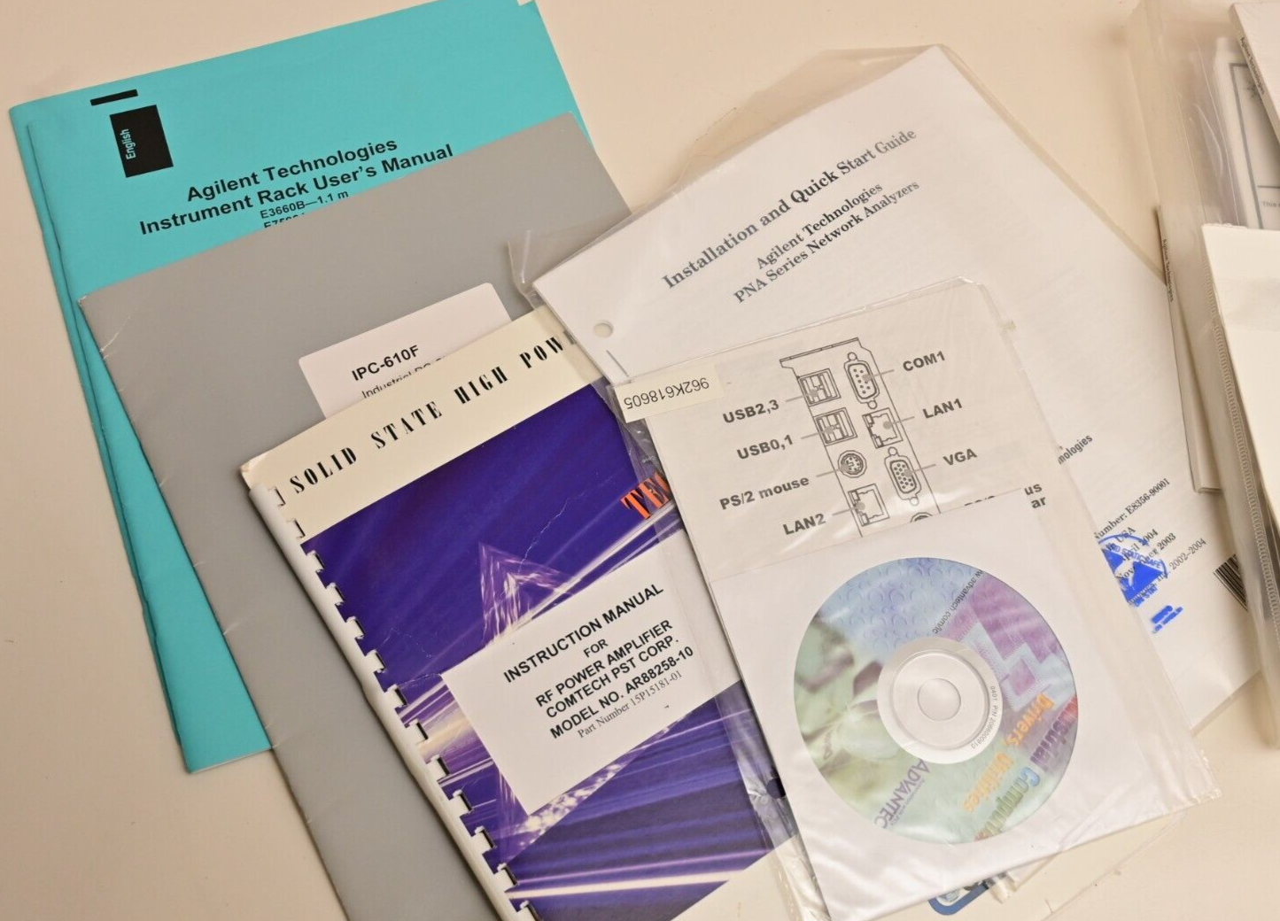 Agilent GS-9200 MCPA Test Set User Manuals CDs Disks PSI/PSG/PSA/ESG ~15lbs
