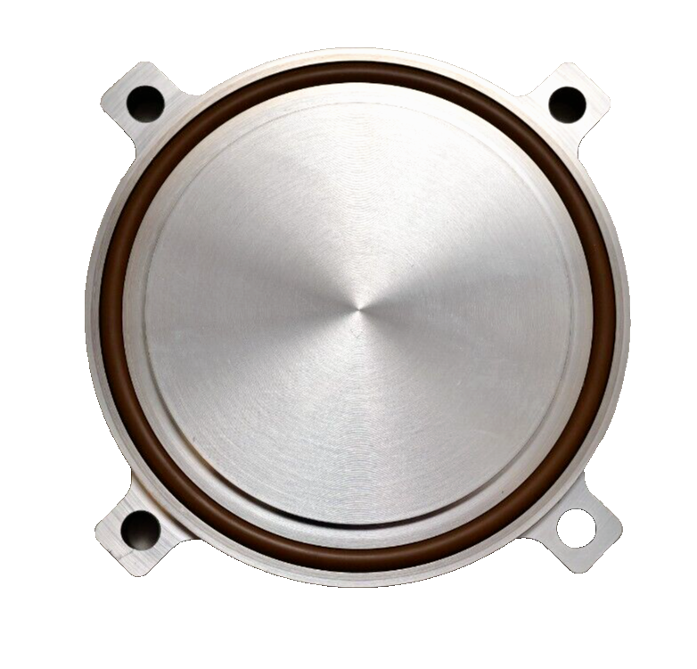 Finnigan TSQ7000 Mass Spectrometer Port Cover 4"/100mm Thermo TSQ w/ Viton Seal