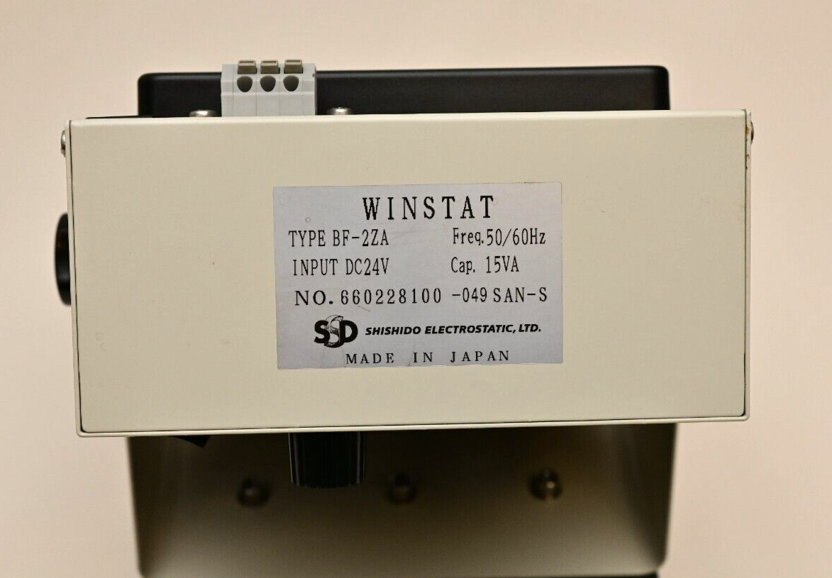 SSD BF-2ZA Winstat Air Ionizer ESD Neutralizer 24V w/ Adapter Shishido Japan