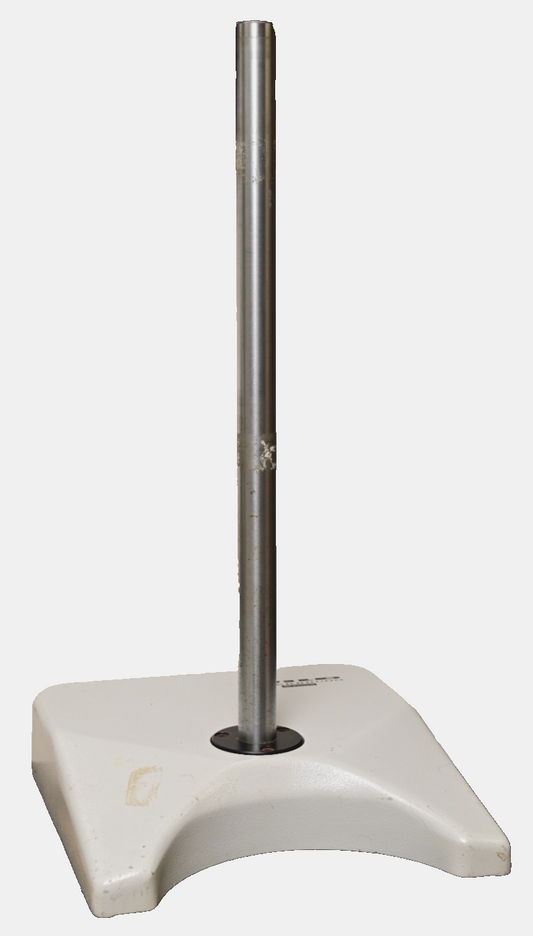 Wild Heerbrugg Stereo Microscope Stand Weighted Base 21" x 30mm Shaft