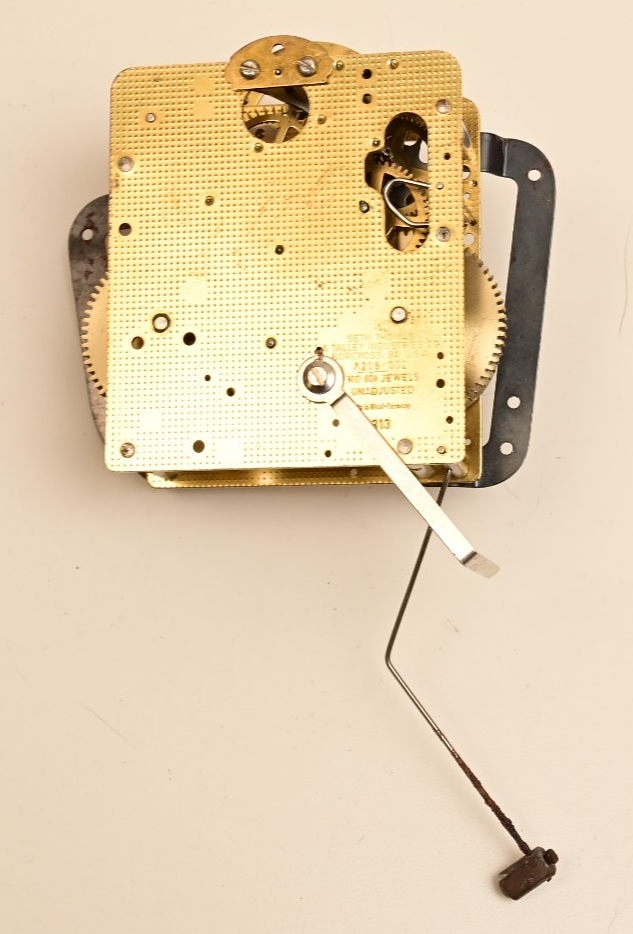 Seth Thomas A208-002 Clock Movement 8-Day Dual Train Strike Made in West Germany