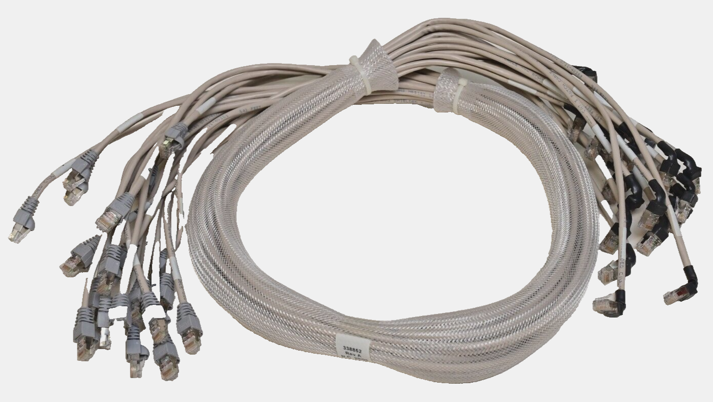 BD Becton-Dickinson LSR II Flow Cytometer Shielded CAT5 Cable Set ~6ft DAQ I/O