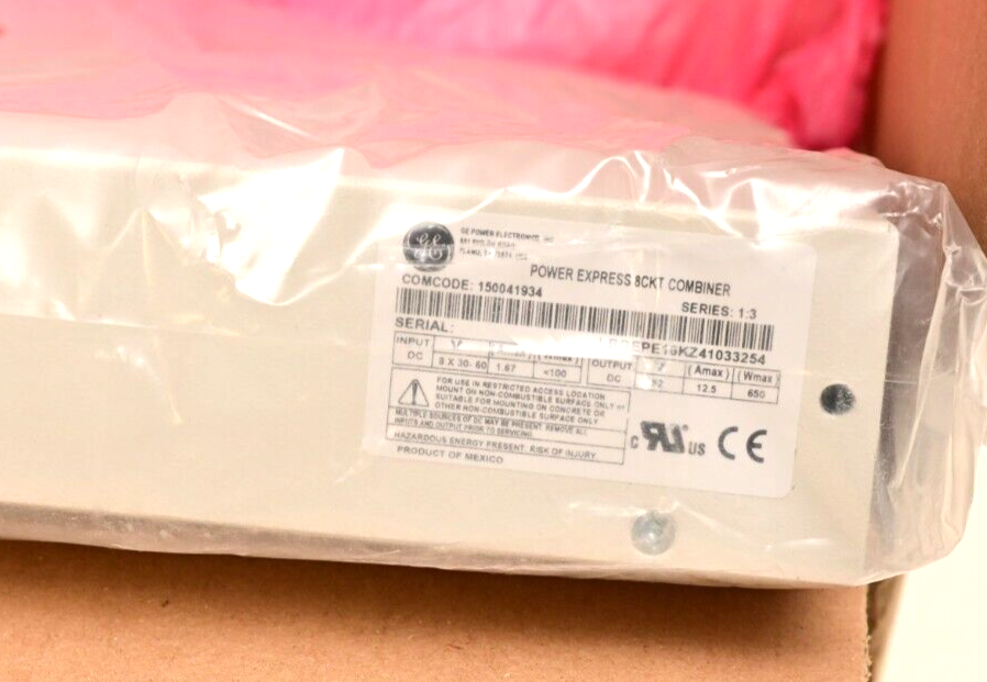GE Critical Power 150041934 Power Express 8CKT Combiner Series 1:3 8-Circuit 1U
