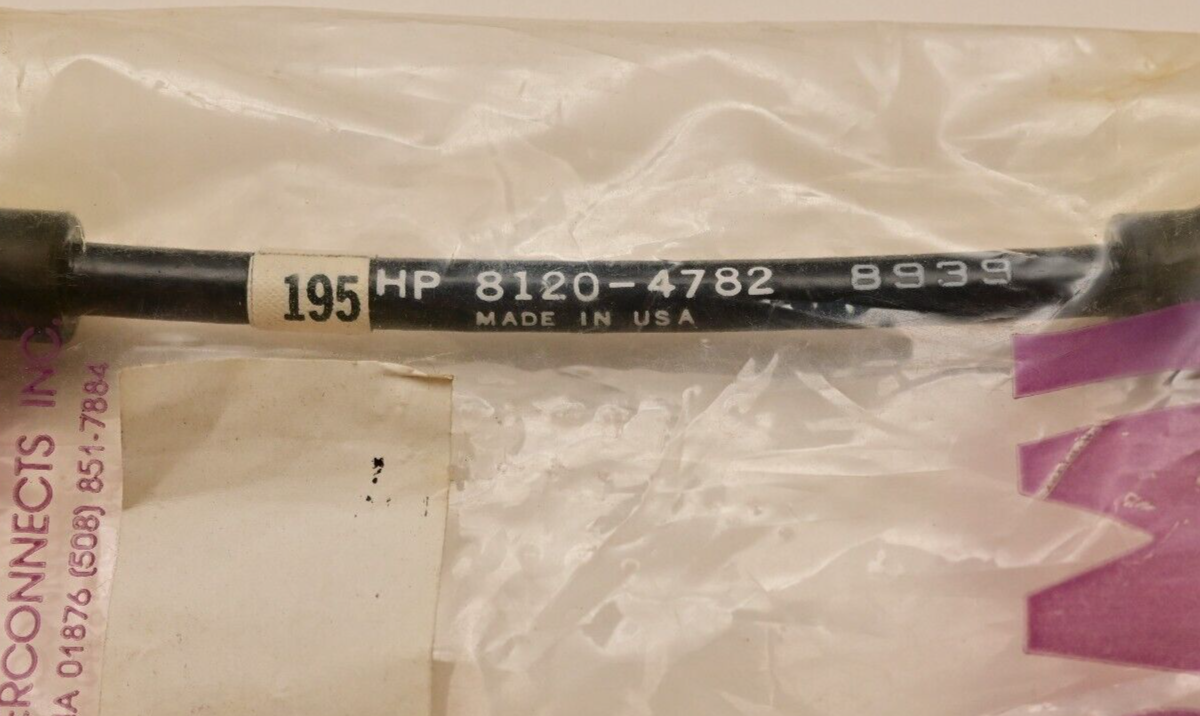 HP 8120-4782 Coaxial Cable Assembly New Old Stock