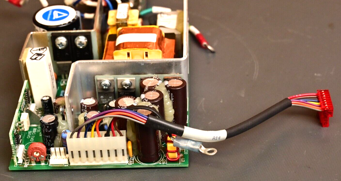 Cherokee International QF23L1 DC Power Supply w/ Line Module & Wiring As-Is