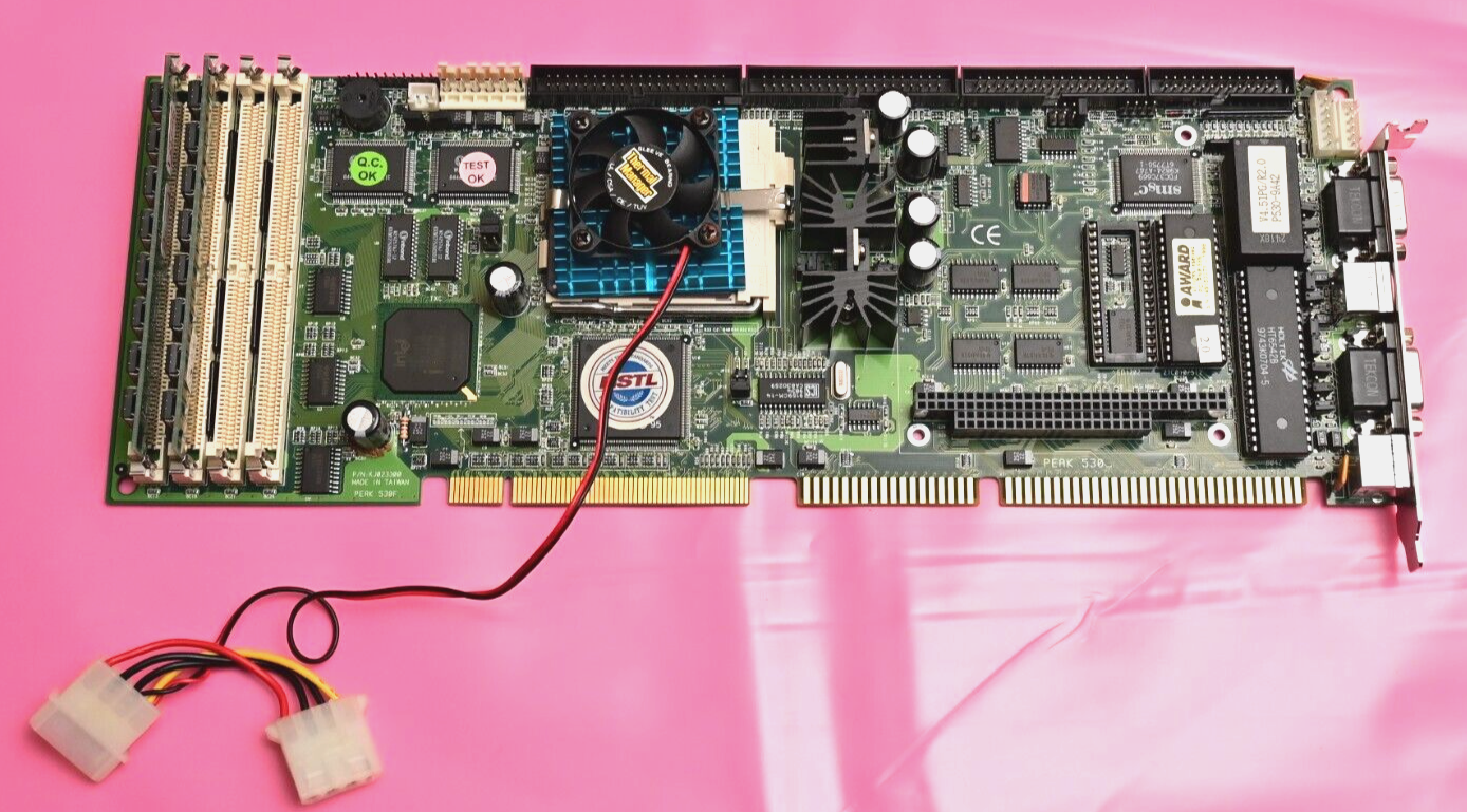 PEAK 530F Single Board Computer Industrial ISA/PCI PC/104 SBC CPU/RAM PICMG 1.0
