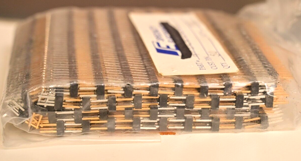 Lot of 38+/- Dual Vertical Headers 2x36-Pin 0.1" Specialty Electronics NOS