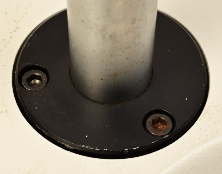 Wild Heerbrugg Stereo Microscope Stand Weighted Base 21" x 30mm Shaft