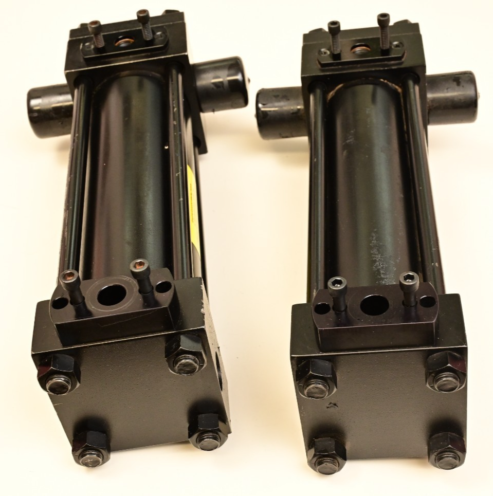 QTY 2 Parker Series 2H Hydraulic Cylinders 2.5"x7.5" 02.50 CD2HLTVS14AC 3000PSI