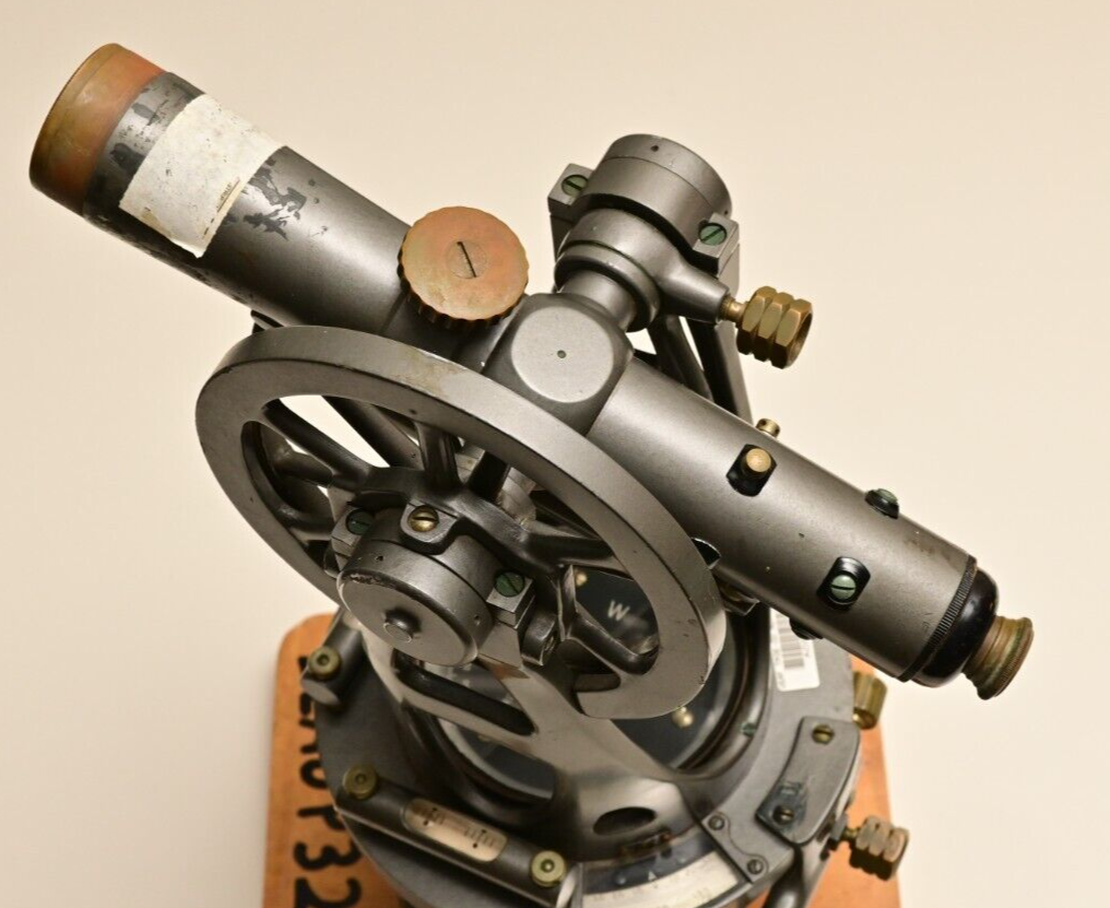 Brunson Transit 1953 No. 30 USAF Cold War Era Military Surveyors Instrument