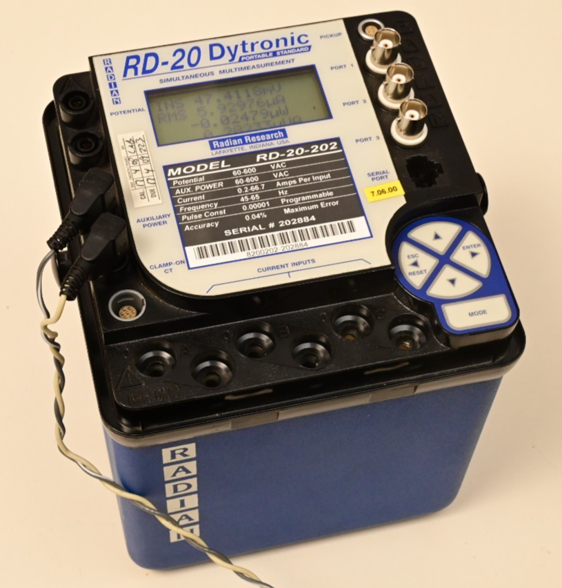 Radian Research RD-20-202 Dytronic Portable Single-Phase Reference Standard