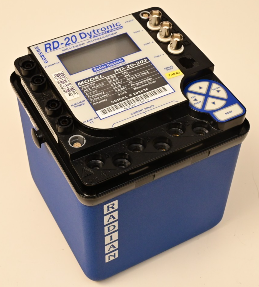 Radian Research RD-20-202 Dytronic Portable Single-Phase Reference Standard