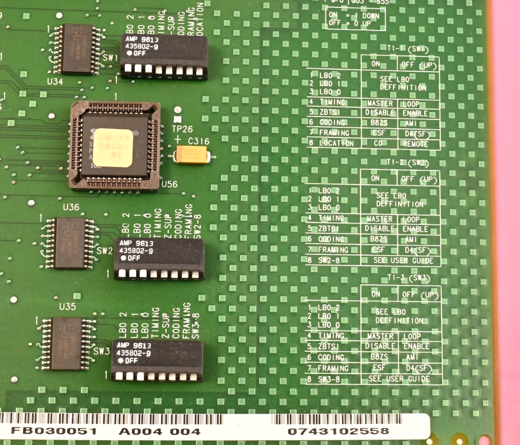 AG Communication Systems TIEC Card Motorola 68k Processor Micron Micron SIMM-72