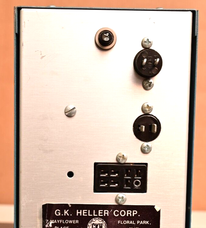 G.K. Heller Series H Motor Controller / Drive GKH HT5T 1/40 HP 1800RPM 115VAC