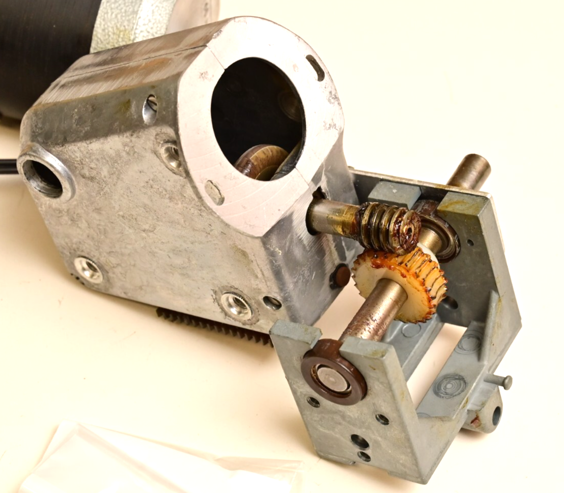 Heidolph 110V AC Motor w/ Variable Gearbox Assembly 1970s Germany