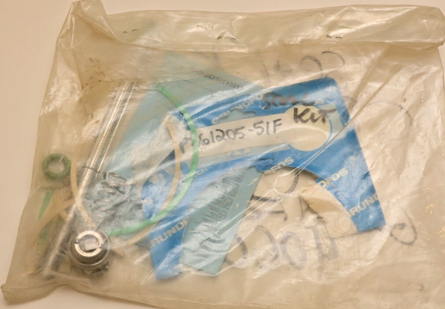 Grundfos CR(N) 2/4 Parts P861205-51F Kit 406007 w/ Shaft Unknown Condition CR2-4