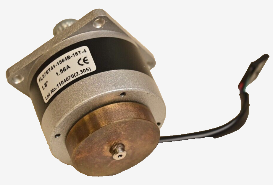 NEMA 23 Weighted Stepper Motor 1.8deg 2.8V 1.56A 1/4" Shaft FL57ST41-1564B-16T-4
