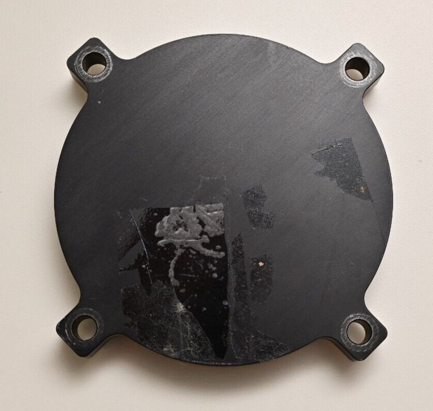 Finnigan TSQ7000 Mass Spectrometer Port Cover 4"/100mm Thermo TSQ w/ Viton Seal