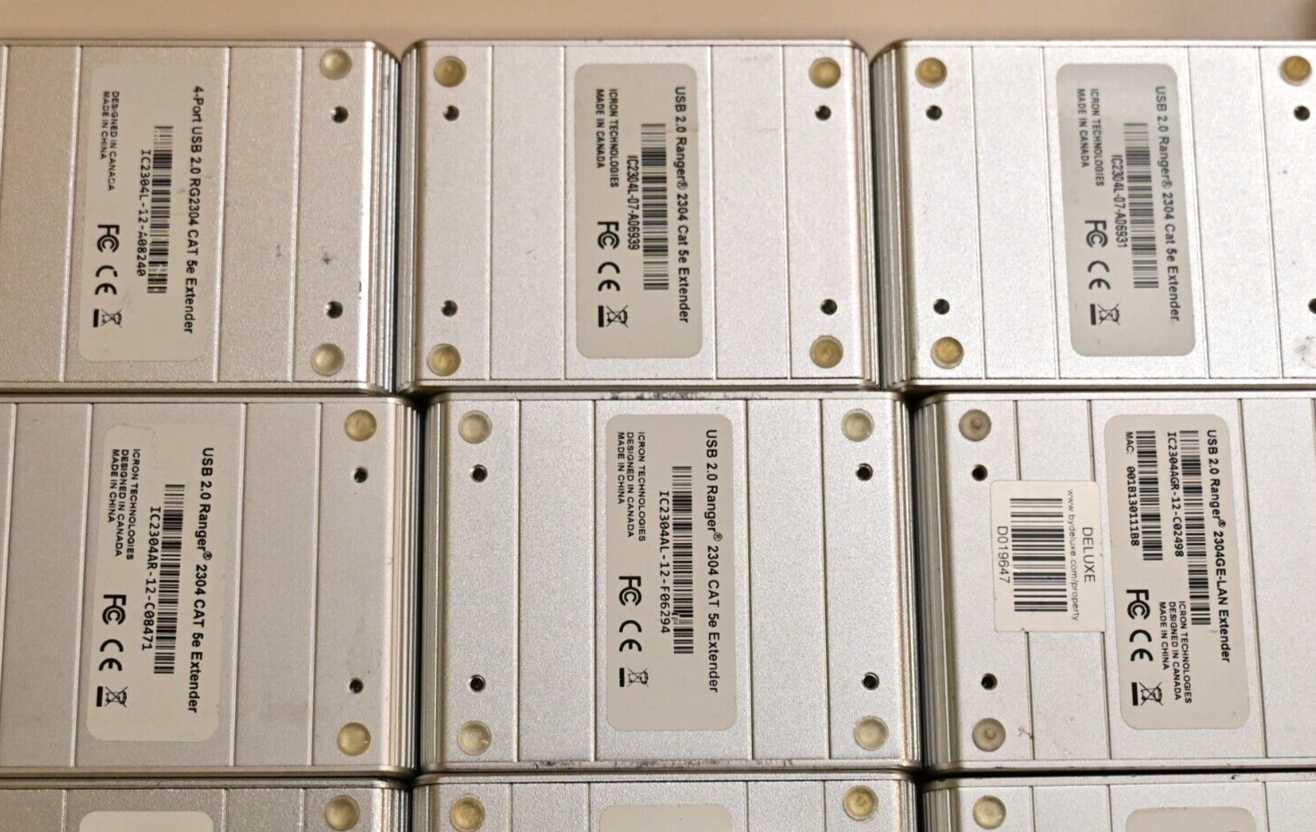 Lot of 13 ICRON USB 2.0 over CAT5 Extenders LEX REX Ranger 2304 USB Extreme