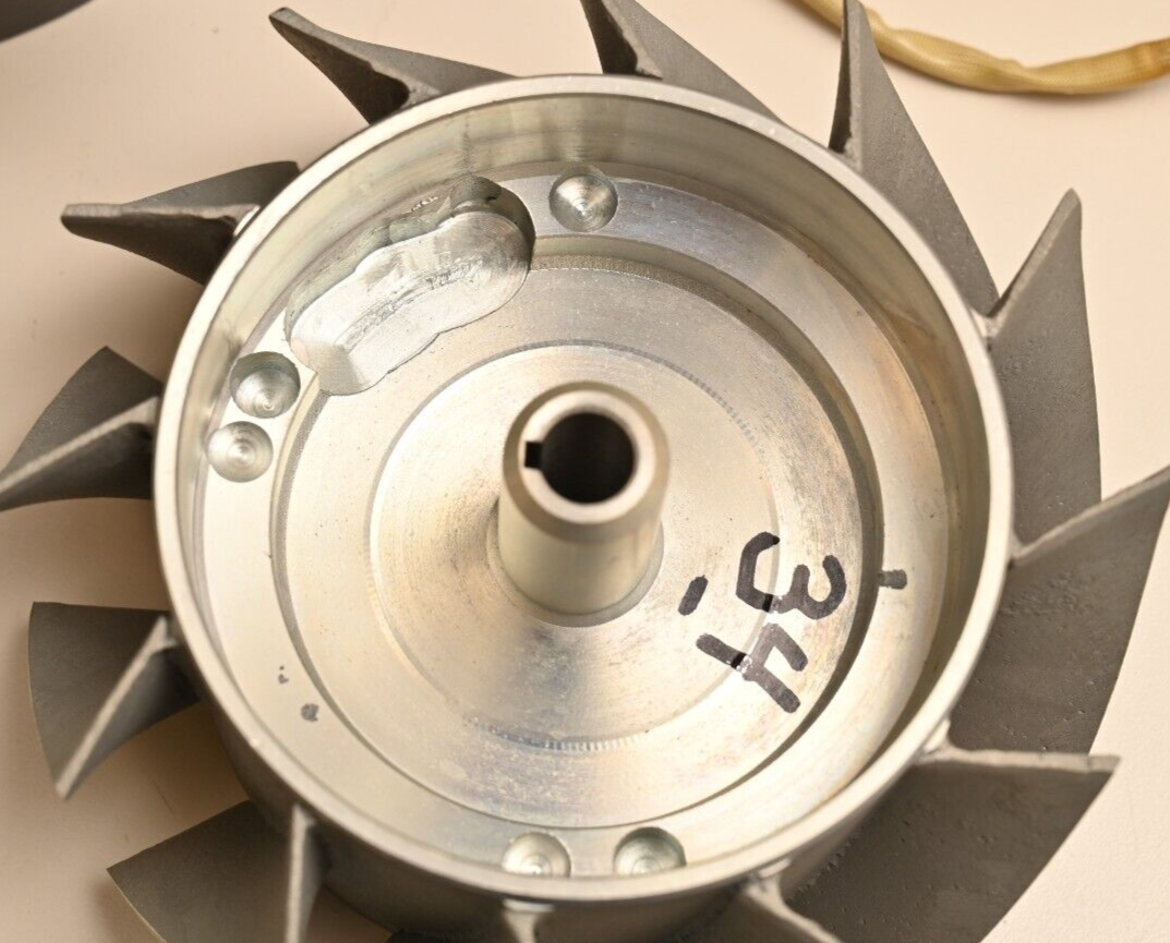 Military Surplus Vaneaxial Fan Cast Aluminum Balanced Ashland V7Z7F-3 115VAC