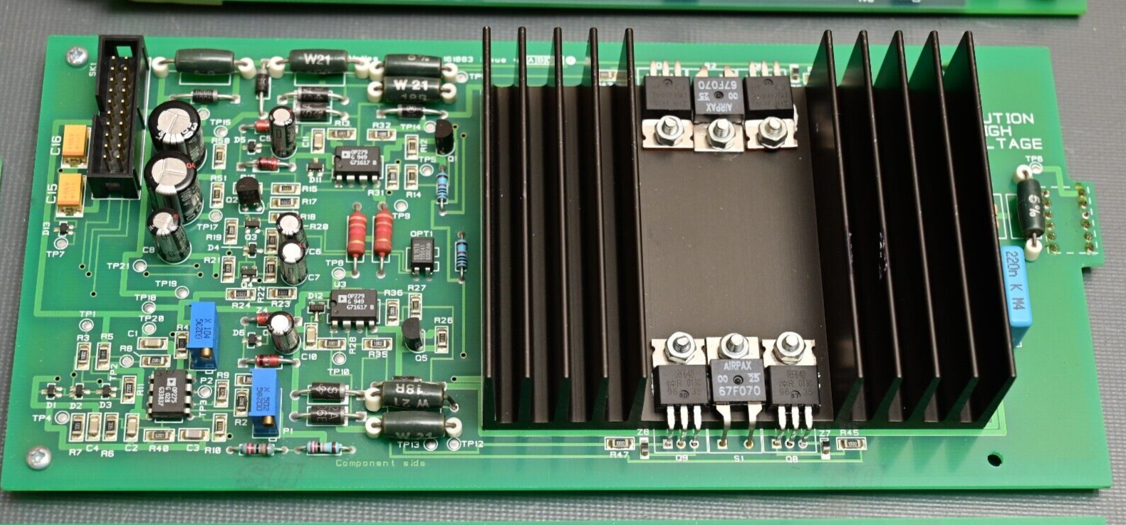 Lot of 6 Melles Griot PC Boards Piezo Controller Analog AD669 DAC 17MPZ001