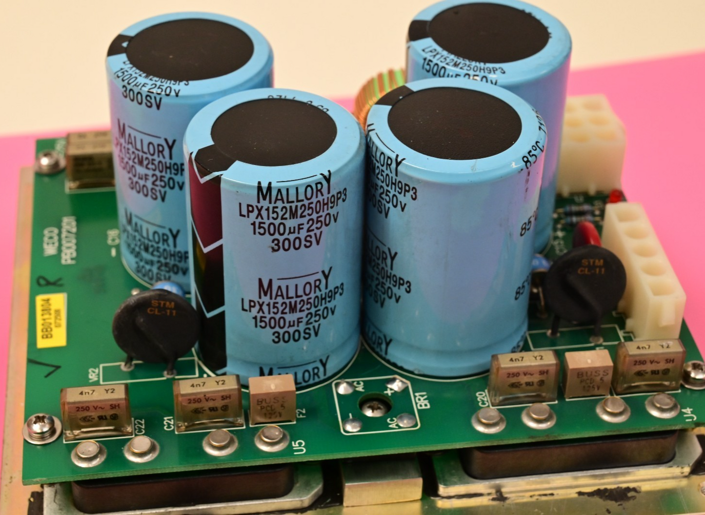 WECO 2350R DC Power Supply PCB V300A24C500BG Vicor Maxi 25V/-25V PB007201