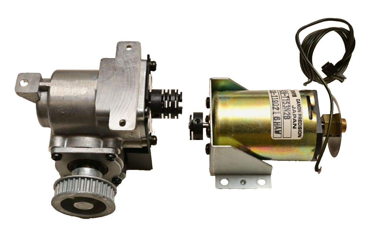 Canon Precision Motor FN38-T153N2B with ~20:1 Right Angle Gearbox & Encoder Sony