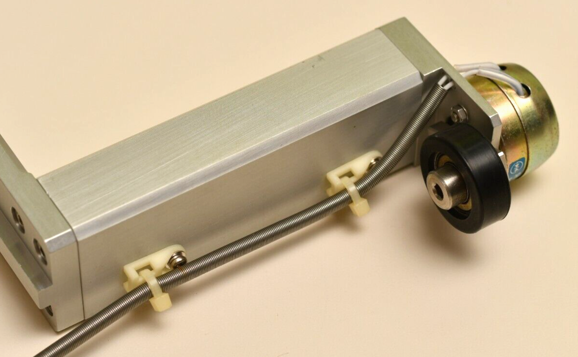 Shindengen Rotary Solenoid Mounted on 5" Alloy Pedestal with 30mm Wheel on Lever