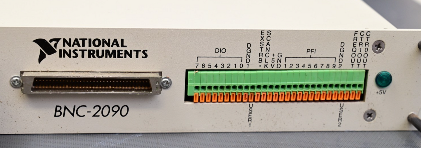National Instruments BNC-2090 Breakout Box 18346BA-01 68-Pin D-Sub
