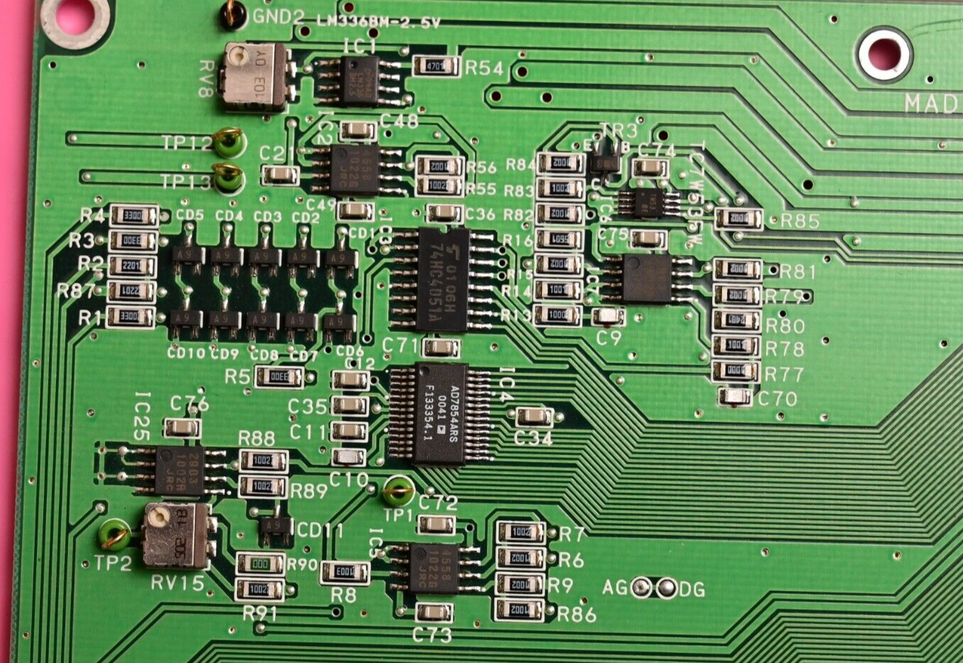 JRC Agilent A/D Converter PCB CHA-354 E6393-61001 AD9042