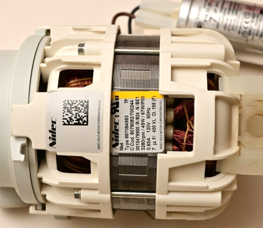 ASKO D5536 Dishwasher Circulation Pump Nidec 887084983 3280RPM 45W 120V