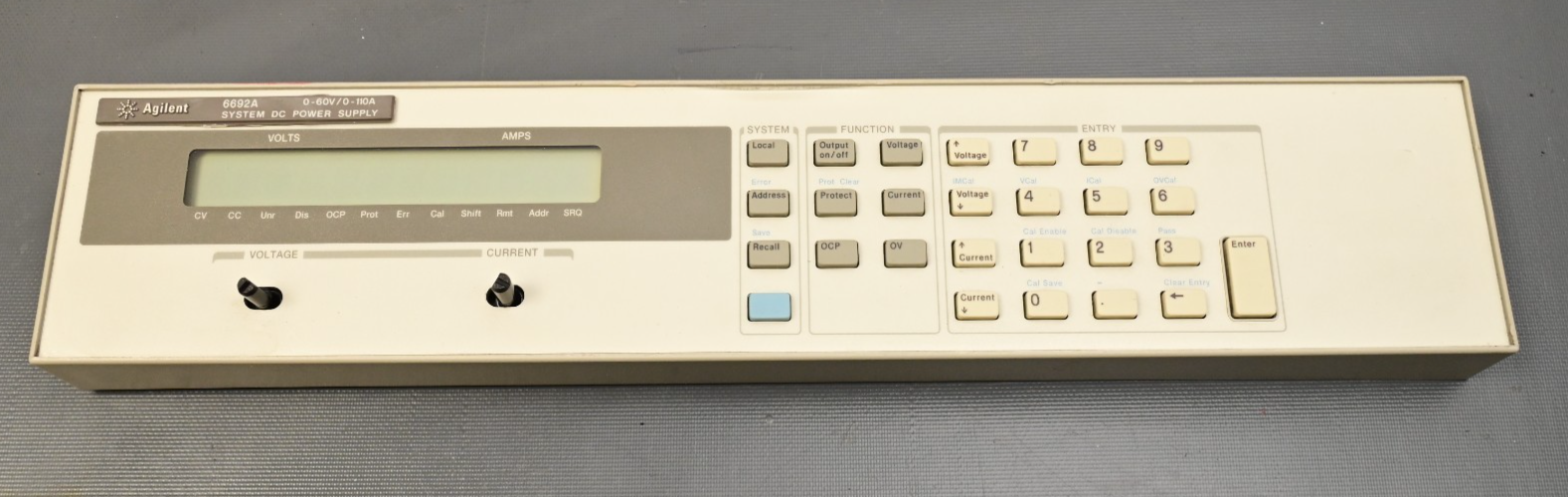 Agilent 6692A DC Power Supply Front Panel LCD Display As-is 5063-3408 5063-3473
