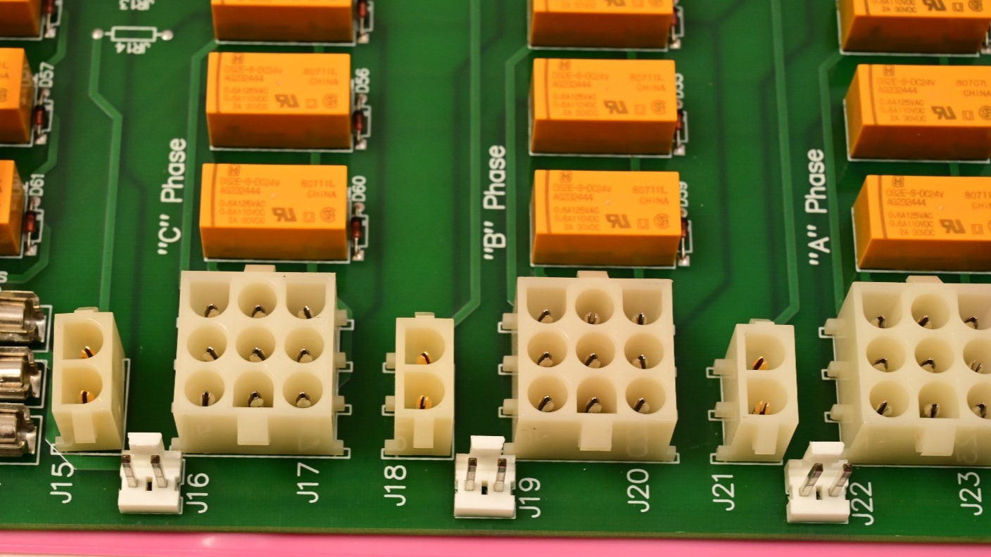 Watthour WECO 2350R PB008704 Relay PC Board BB015405 60+ Relays Amveco Toroidal