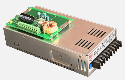 Mean Well SP-320-12 DC Power Supply w/ External Regulator 100-240VAC 12VDC@25A