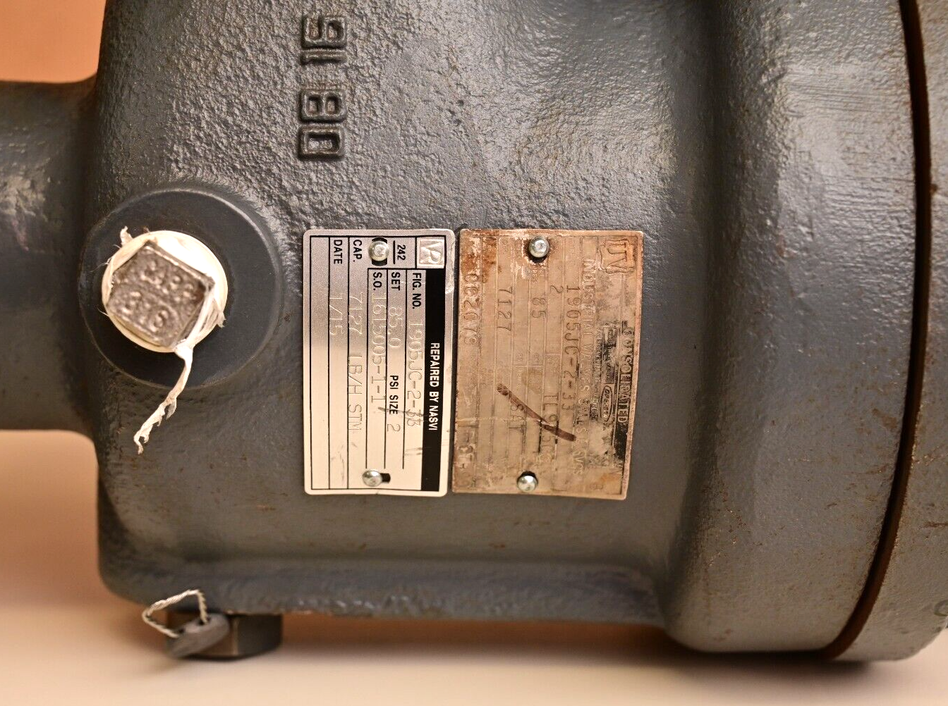 Consolidated Dresser 2" Safety Relief Valve 1905JC-2-33 NASVI Refurbished 85PSI