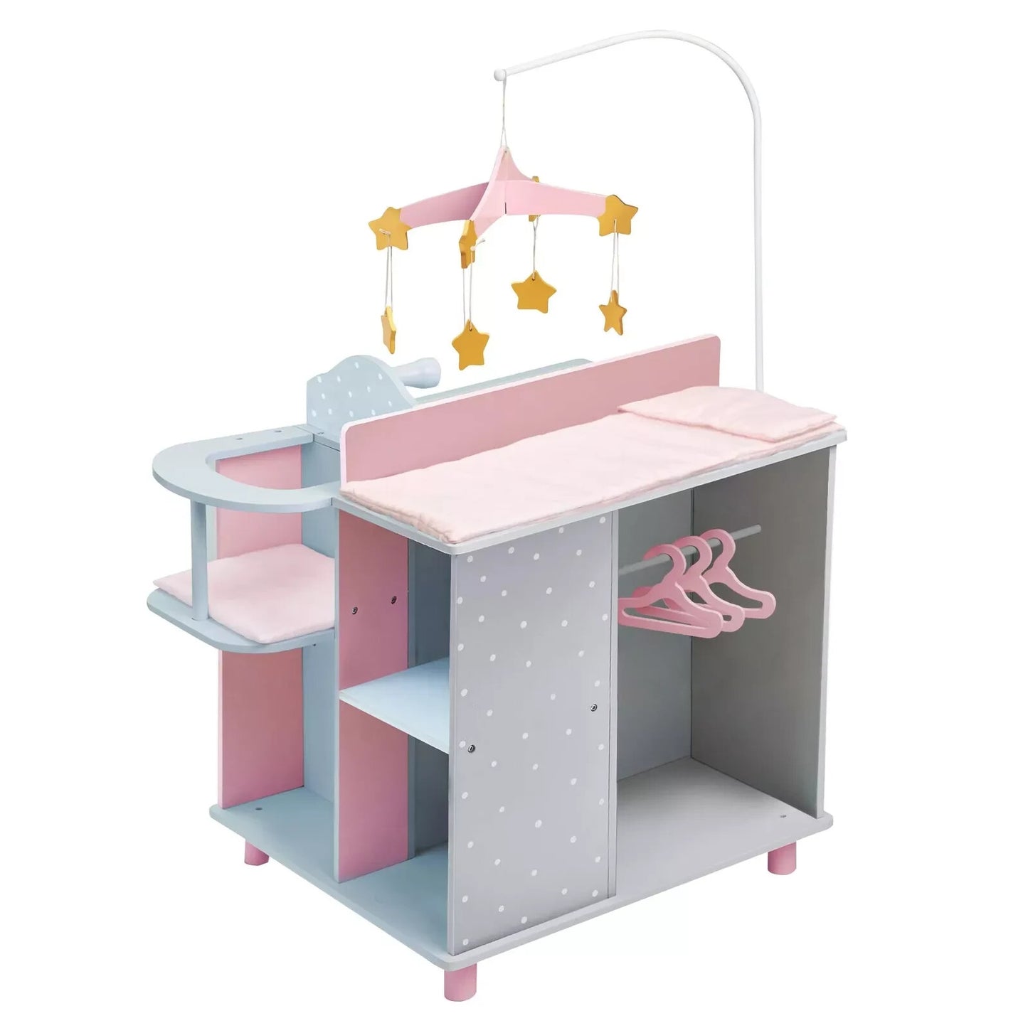 Olivia's Little World 6-in-1 Wooden Baby Doll Changing Station w Crib New in Box