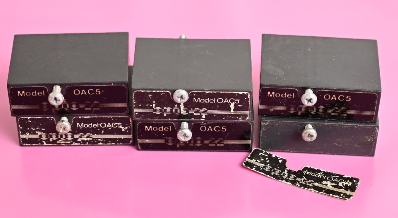 Lot of 6 OPTO 22 OAC5 Relays Vintage 1980s