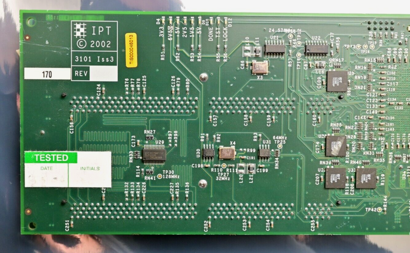 IPT 3101 Iss3 PCI Card w/ 4x BNC & SVideo Video/Studio Interface Card 35C4 Iss1