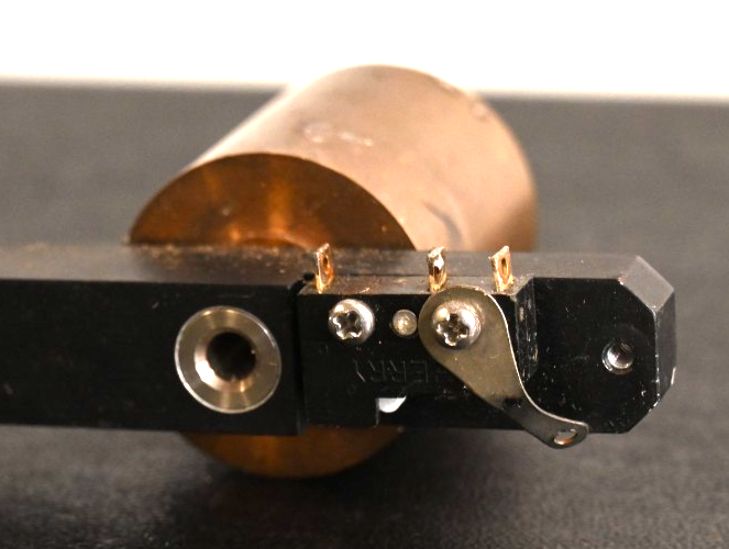 Reel to Reel Tension Arm Idler w/ Cherry Switch AMPEX? VTR-6 VTR-80 Brass/Alum