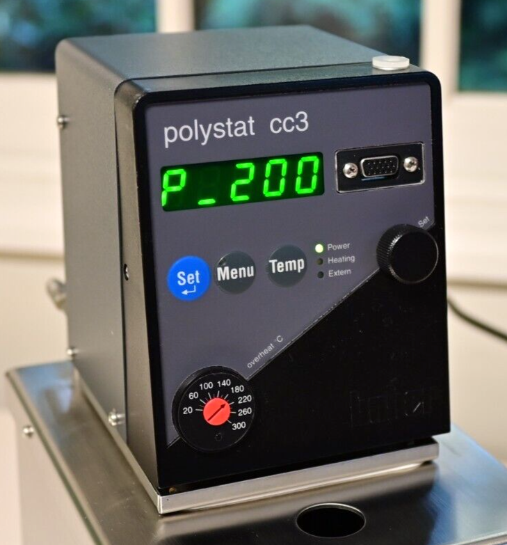 Huber Polystat cc3 Mini Benchtop Circulating Heating Water Bath Model CC S3