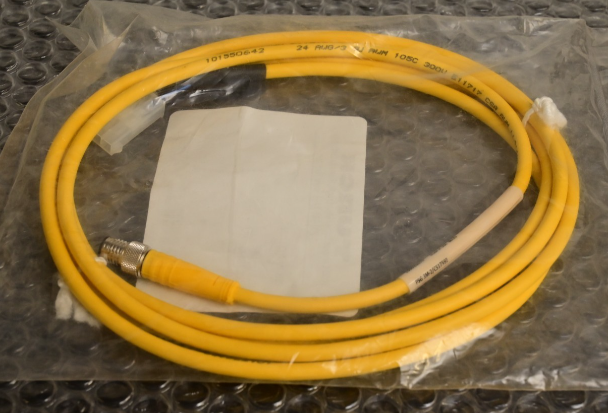 TURCK PSG 3M-2/CS17592 Sensor Cable M8 Mini-Fit Jr. Picofast Male Connector
