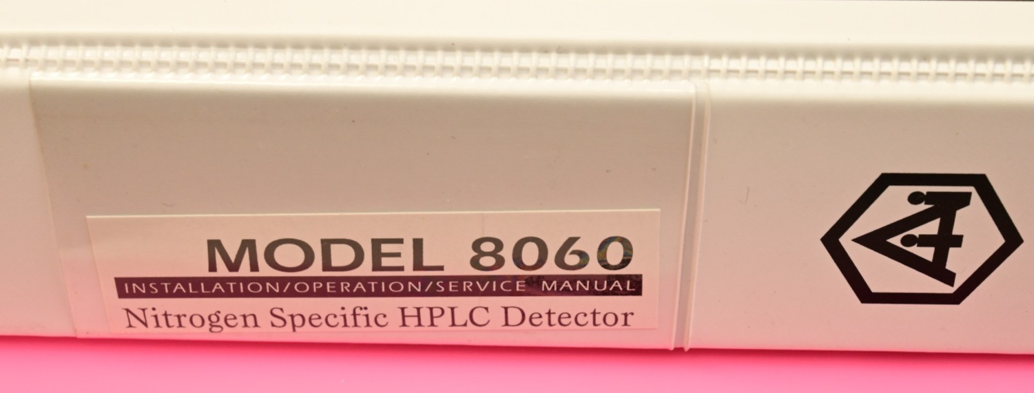 Antek Model 8060 Nitrogen Specific HPLC Detector Operation/Service Manual CLND