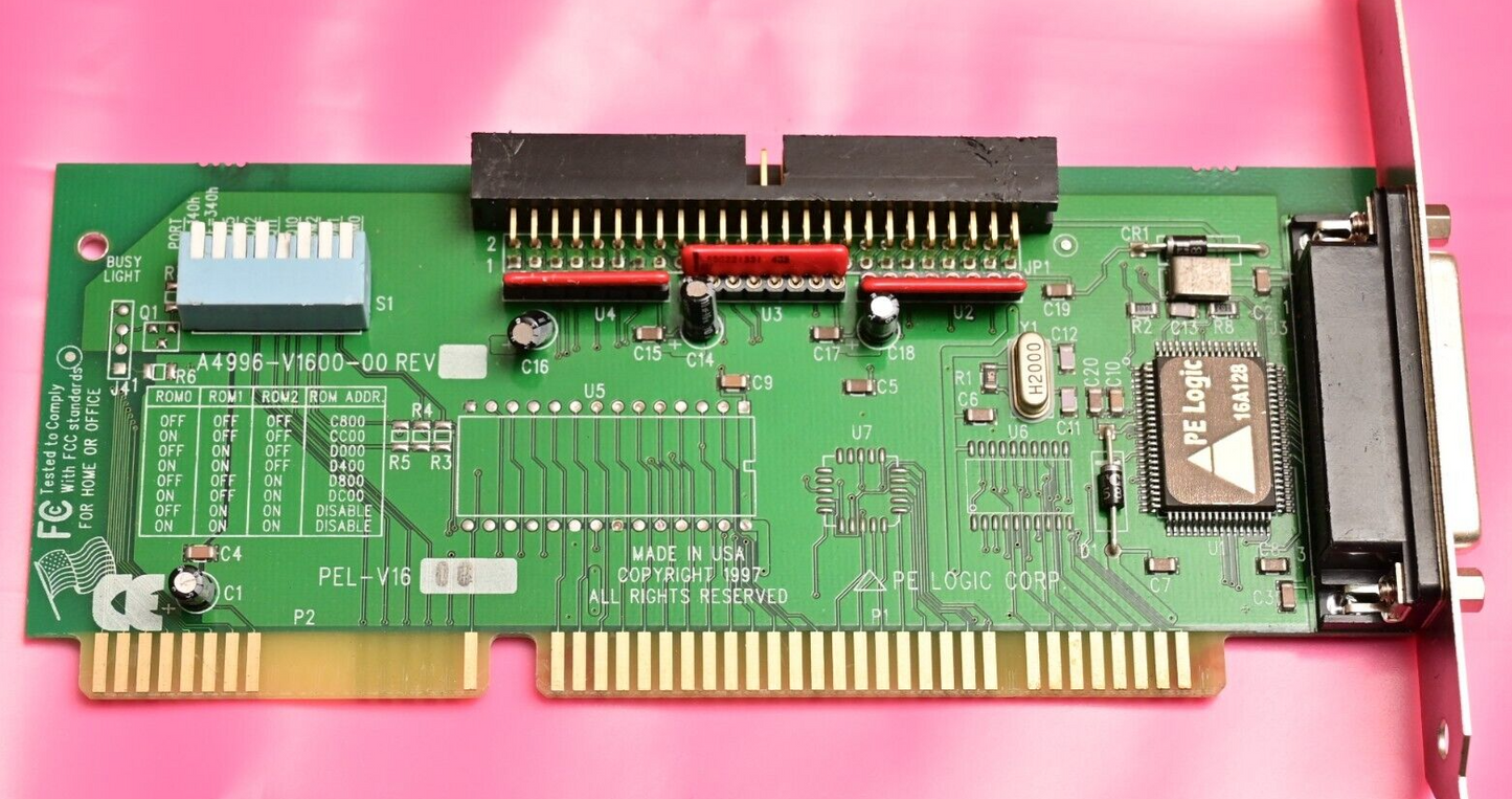 QTY 6 Vintage SCSI Cards ISA PCI Adaptec AHA-2940 AHA-2930 Seagate HP PE Logic