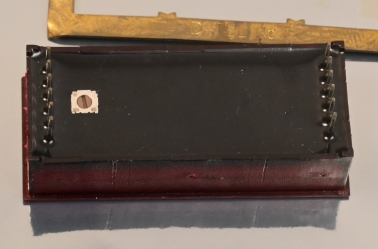 DATEL DMS-30PC-1-RS Vintage Digital Panel Meter w/ Metal Clip 4x7-Segment