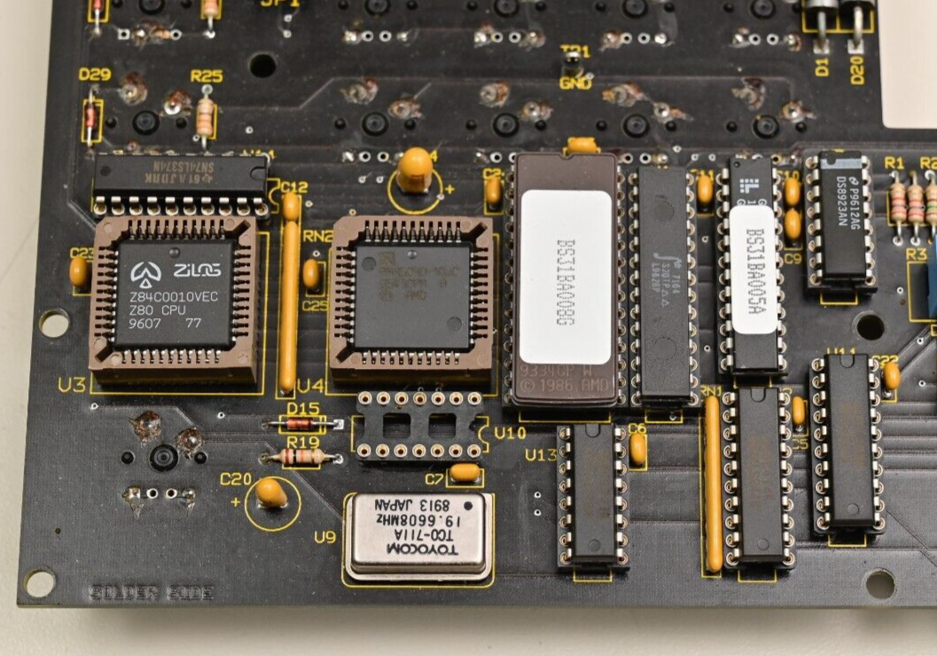 Accom Video Production Keyboard BS31 New Bronto Parts Cherry LED Keys Zilog Z80