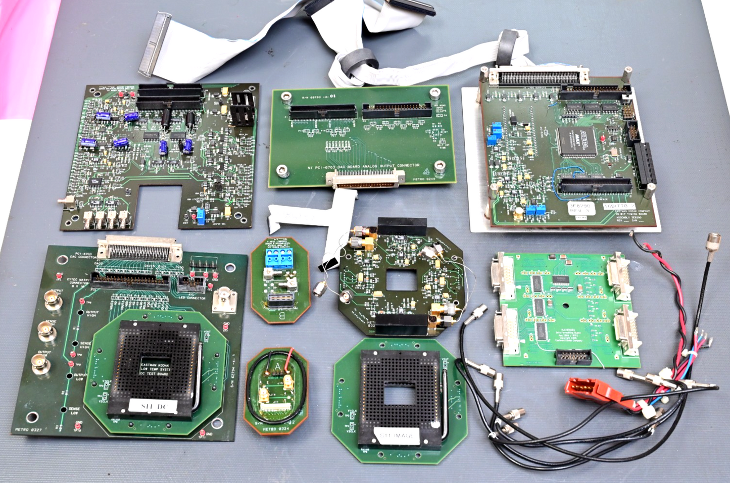 Lot of Kodak/OnSemi Large CCD Test Boards Timing 16-Bit ADC KAI S11 Sensor PCB
