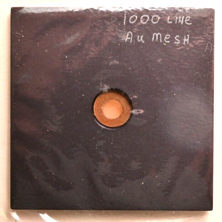 QTY 3 Copper & Gold Cu/Au Mesh Filters 5mm Aperture Optical Diffusion Lab Optics