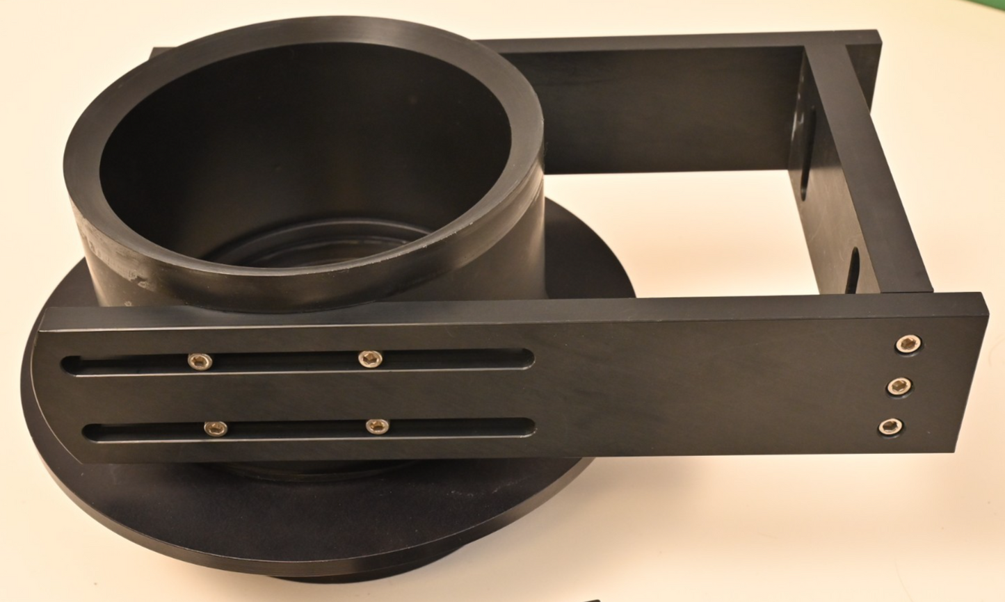 Integrating Sphere Optical Glass Port for Optical Bench ~4.5" Window Vacuum Seal