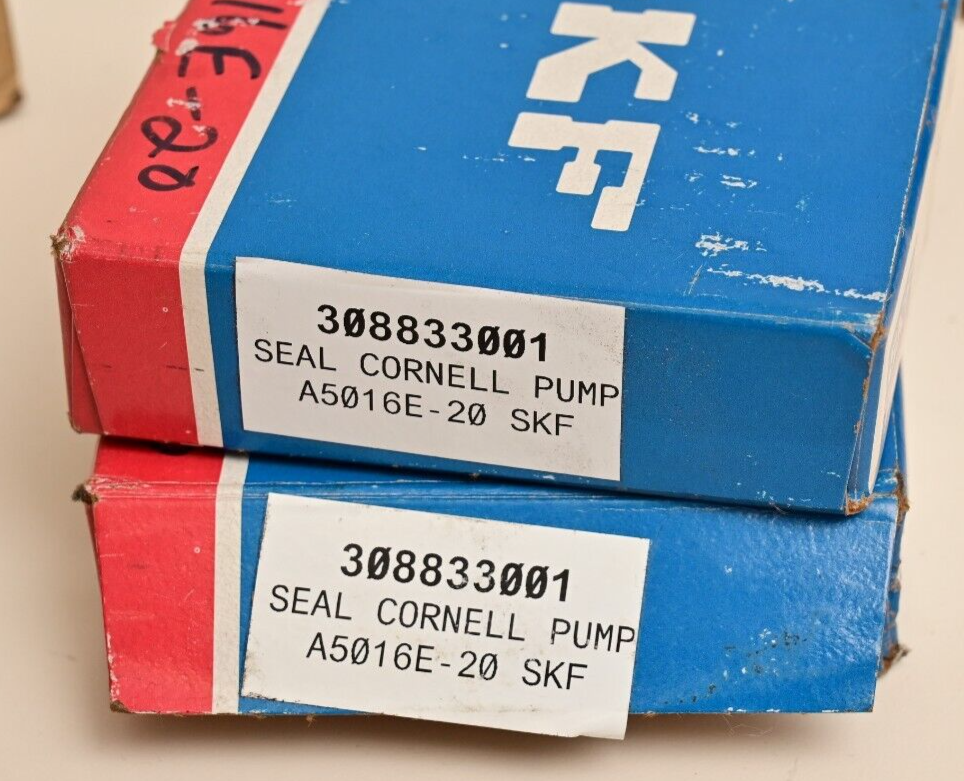 4-Pc Cornell Pump Seal Parts Lot 308833001 SKF A5016E-20 308832001 A17073E-18